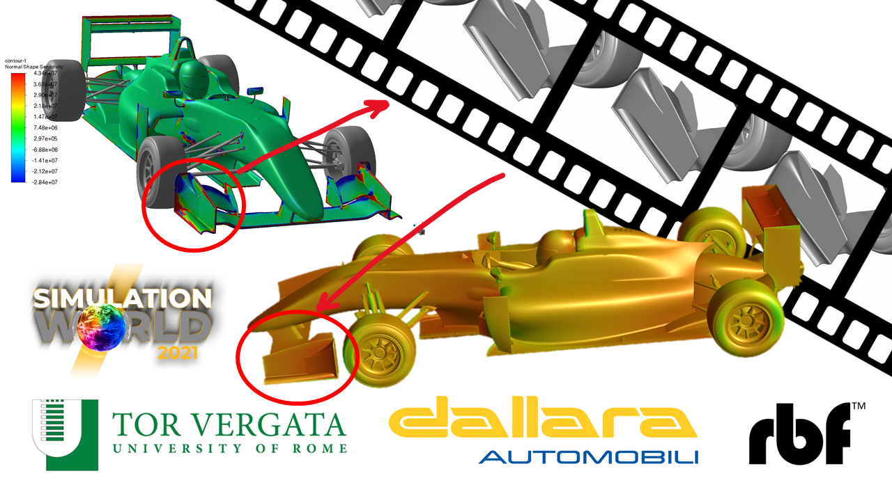 Fast and cost efficient CFD optimization of a Dallara Formula 3 car by means of adjoint and RBF mesh morphing