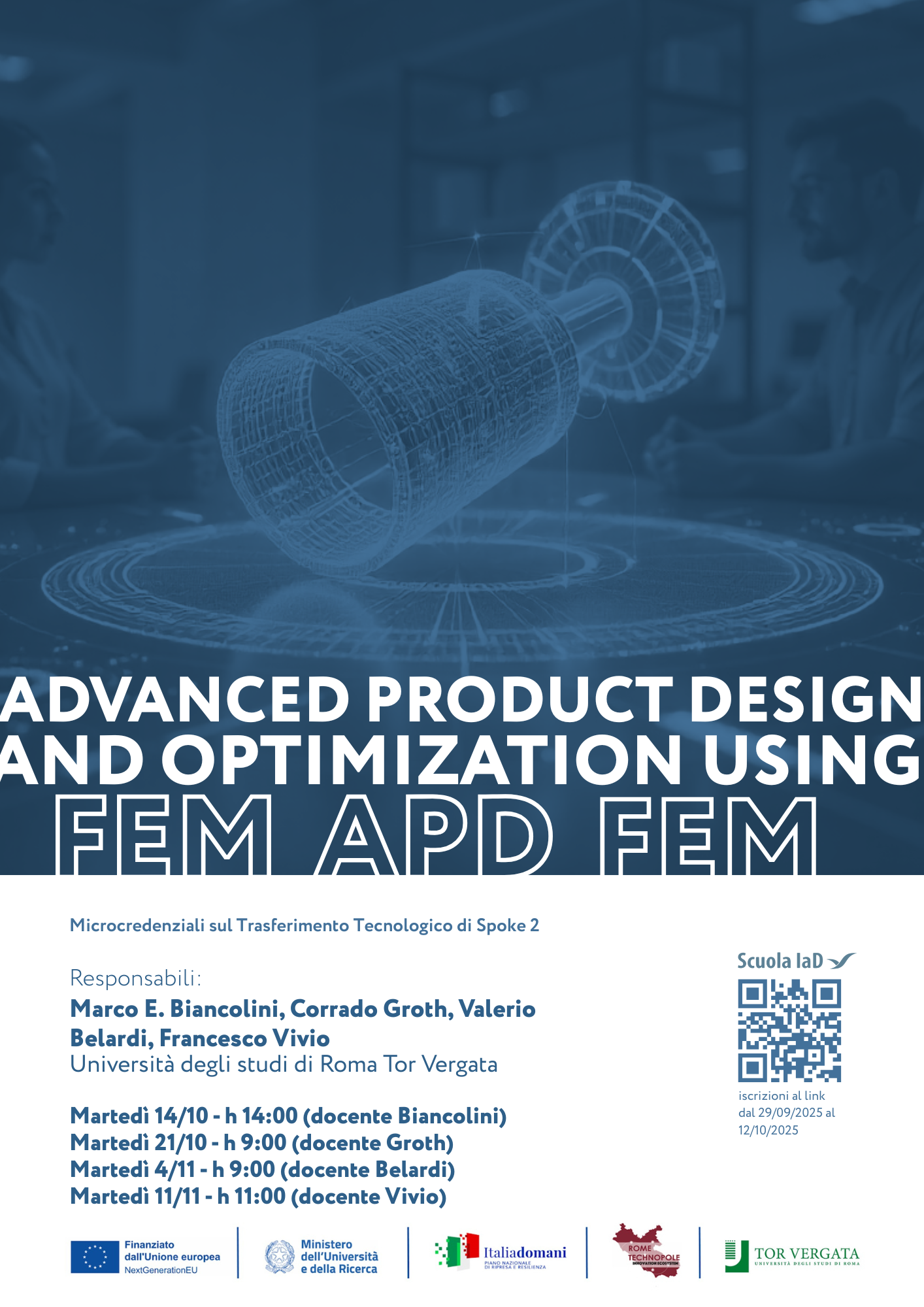 Dalla simulazione alla realtà: “Advanced Product Design and Optimization using FEM – APD_FEM”
