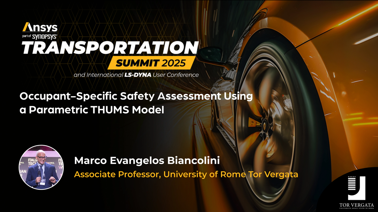Prof. Marco Biancolini to Present at the ANSYS EMEA Transportation Summit 2025